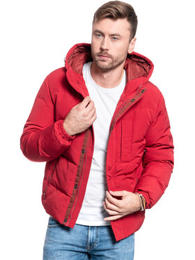 Wrangler Wrangler Kurtka zimowa THE BODYGUARD Czerwony Regular Fit