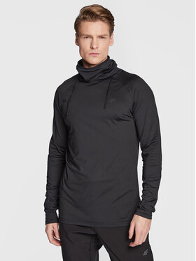4F 4F Felpa tecnica H4Z22-BIMD032 Nero Regular Fit