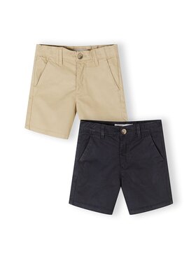 minoti minoti Szorty materiałowe 29SHORT254 Szary Regular Fit