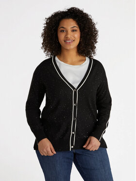 Fiorella Rubino Fiorella Rubino Cardigan M474L007839N0Z3 Nero Regular Fit