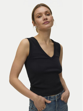 Vero Moda Vero Moda Топ Chloe 10342916 Чорний Regular Fit