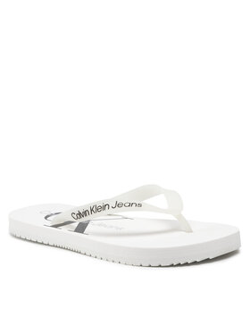 Calvin Klein Jeans Calvin Klein Jeans Zehentrenner Beach Sandal Monogram Tpu YW0YW00098 Weiß
