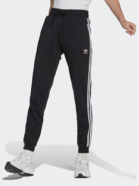 adidas adidas Pantalon jogging Adicolor Classics Slim Cuffed Joggers IB7455 Noir Slim Fit