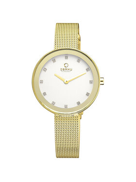 Obaku Obaku Zegarek V161LXGIMG Złoty