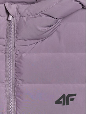 4F 4F Kurtka puchowa EVERYDAY ACTIVE Fioletowy Slim Fit
