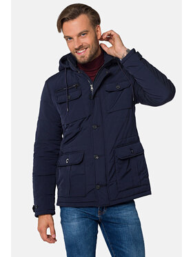Lancerto Lancerto Kurtka zimowa Taranto Granatowy Regular Fit