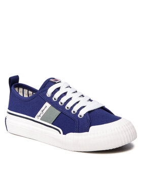 Pepe Jeans Pepe Jeans Πάνινα παπούτσια Ottis Combi Boy PBS30526 Σκούρο μπλε