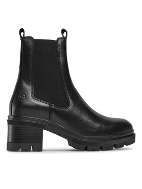 Tamaris Tamaris Kotníková obuv s elastickým prvkem 1-25842-41 Černá