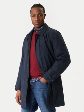 Tommy Hilfiger Tommy Hilfiger Płaszcz przejściowy MW0MW42569 Granatowy Regular Fit