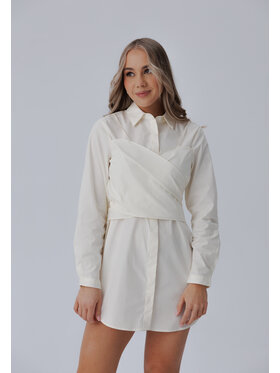 LAURELLA LAURELLA Každodenné šaty 4SS182 Biela Regular Fit