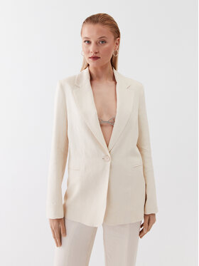 Patrizia Pepe Patrizia Pepe Піджак 2S1453/A052-W347 Écru Regular Fit