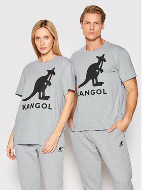 Kangol Kangol Tricou Unisex Essential KLEU005 Gri Regular Fit