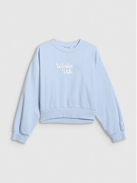 4F 4F Bluza APRES SKI Niebieski Loose Fit