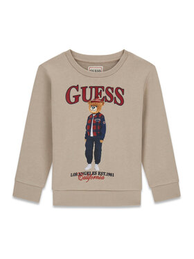 Guess Guess Majica dugih rukava N6BQ03 K6112 Bež Regular Fit