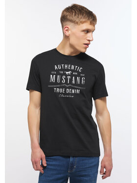 Mustang Mustang T-shirt ALEX C PRINT Nero Regular Fit