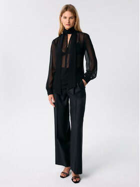 MARI PRETI MARI PRETI Blusa Mist Nero Regular Fit