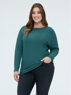 Fiorella Rubino Fiorella Rubino Sweter M073E002064N035 Zielony A-Line Fit