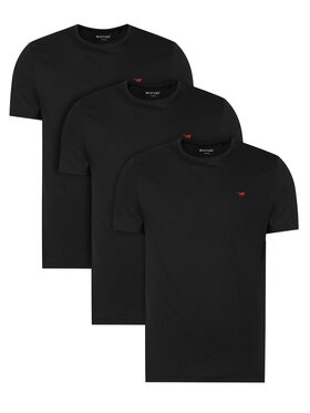 Mustang Mustang T-Shirt-Set 1017076 Schwarz Regular Fit