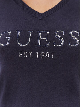 Guess Bluza W3BR24 Z2NQ2 Mornarsko Modra Regular Fit