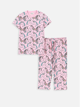 Coccodrillo Coccodrillo Piżama WC4448217PJS Różowy Regular Fit