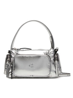 Calvin Klein Calvin Klein Käekott Pocket Silver Nylon Small Bag LV04F3443G Hõbedane