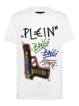 PHILIPP PLEIN PHILIPP PLEIN T-shirt 23467 Bianco Regular Fit