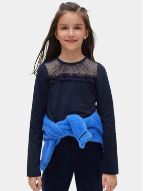 Mayoral Mayoral Bluse 7.043 Dunkelblau Regular Fit