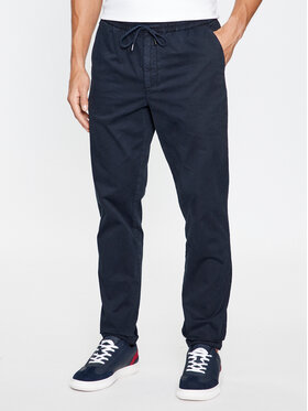 Tommy Hilfiger Tommy Hilfiger Pantaloni di tessuto MW0MW32131 Blu scuro Regular Fit