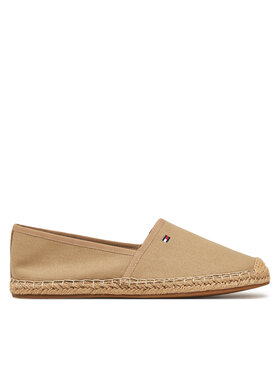Tommy Hilfiger Tommy Hilfiger Espadryle Flag Canvas Espadrille FW0FW08541 Brązowy