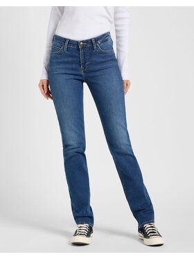 Lee Lee Jeansy MARION Niebieski Straight Leg