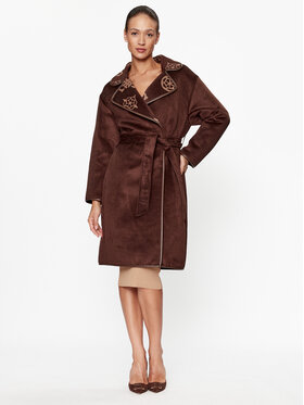 Guess Guess Преходно палто Ludovica W3BL18 WFQT0 Кафяв Regular Fit