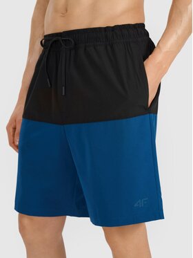 4F 4F Szorty plażowe 4FWSS25UBDSM135-46S Zielony Regular Fit