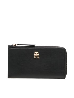 Tommy Hilfiger Tommy Hilfiger Nagy női pénztárca Th Feminine Large Slim Wallet AW0AW14890 Fekete