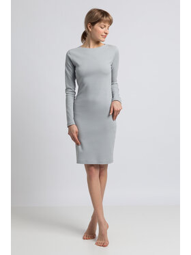 LaLupa LaLupa Večerné šaty LA060 Strieborná Comfortable Fit