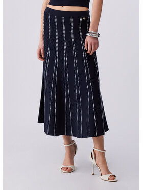 Liu Jo Liu Jo Spódnica midi WA6148MA81RL9057 Fioletowy Regular Fit