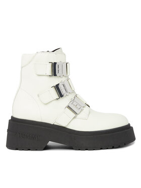 Tommy Jeans Tommy Jeans Μποτάκια Tjw Chunky Boot Hardware EN0EN02443 Εκρού