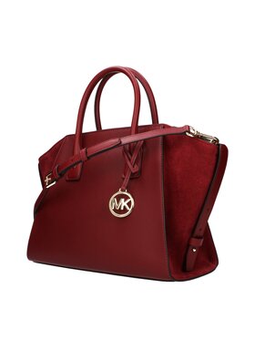 Michael Kors Michael Kors Torebka Red Leather Hand Czerwony