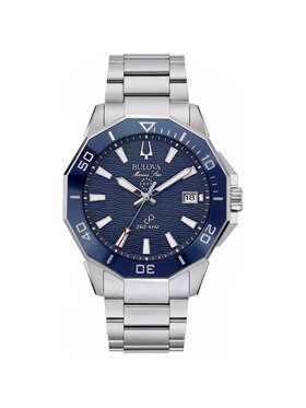 Bulova Bulova Zegarek 96B433 Srebrny