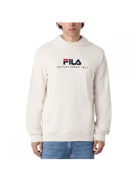 Fila Fila Felpa Valsera regular logo hoodie Écru Regular Fit