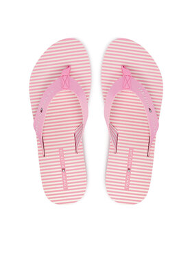 Tommy Hilfiger Tommy Hilfiger Žabky Th Ithaca Stripe Summer Sandal FW0FW09192 Růžová