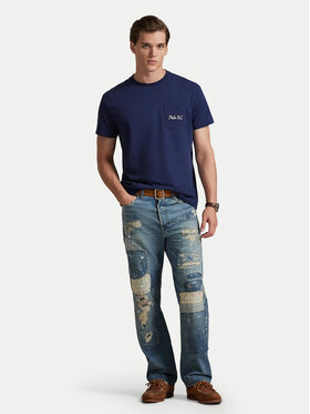 Polo Ralph Lauren Polo Ralph Lauren Majica 710B16610001 Mornarsko modra Regular Fit