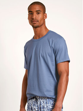 Calida Calida T-Shirt 14569 Niebieski Regular Fit