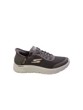 Skechers Skechers Sneakersy Slip-Ins: Go Walk Flex - Hands Up Brązowy