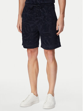 BOSS BOSS Športové kraťasy Se_Flower 50566816 Tmavomodrá Regular Fit