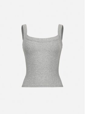 La Mania La Mania Top TESS Szary Slim Fit