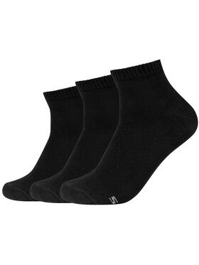 Skechers Skechers Calzini corti da uomo Skechers 3PPK Basic Quarter Socks Nero