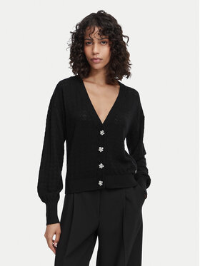 Guess Guess Kardigan W6YR14 Z0955 Crna Regular Fit