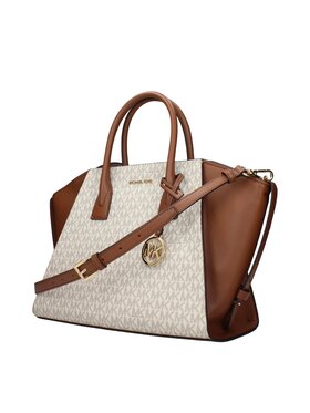 Michael Kors Michael Kors Torebka Beige Fabric Hand Beżowy