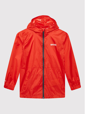 Regatta Regatta Kurtka przeciwdeszczowa Pack It RKW213 Czerwony Regular Fit