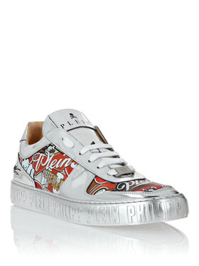 PHILIPP PLEIN PHILIPP PLEIN Sneakersy 26609 Strieborná